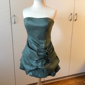 Strapless Ruffle Dress